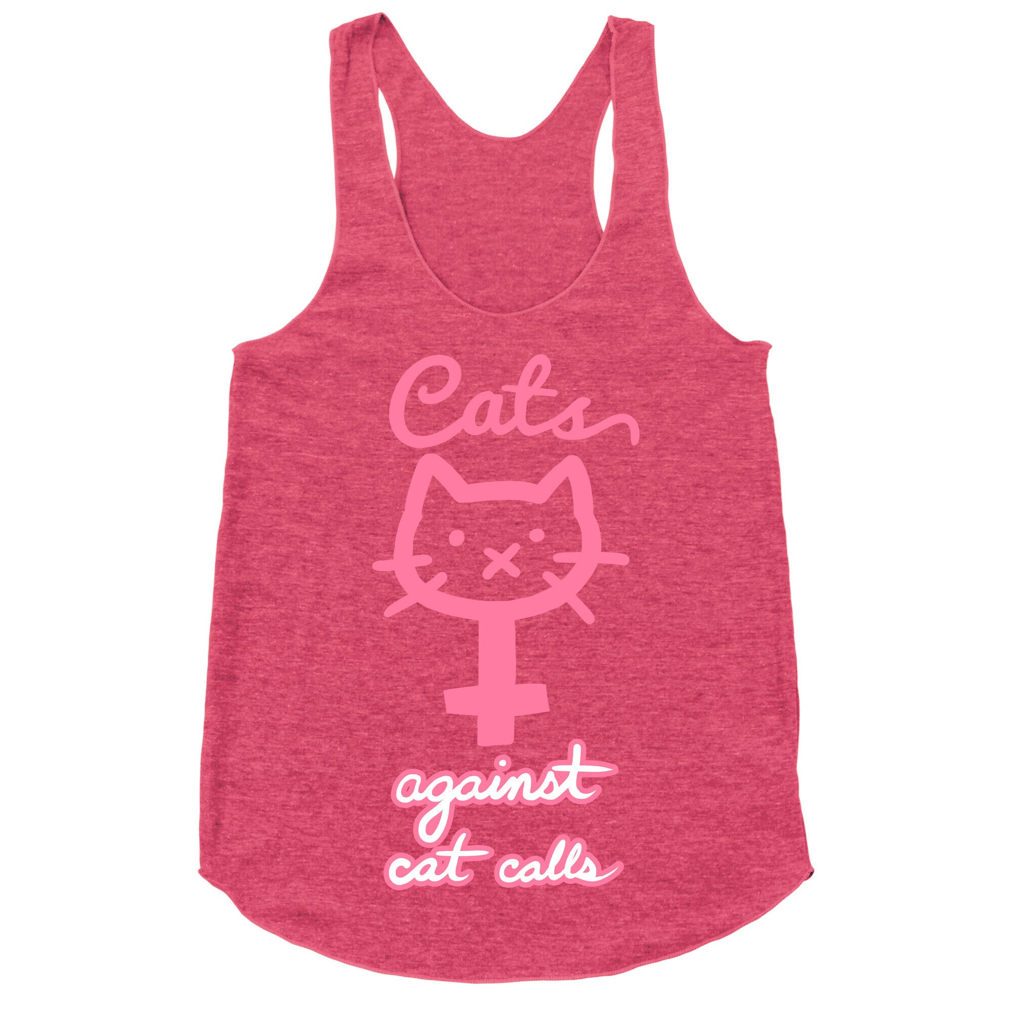 Cats Against Cat Calls Racerback Tank